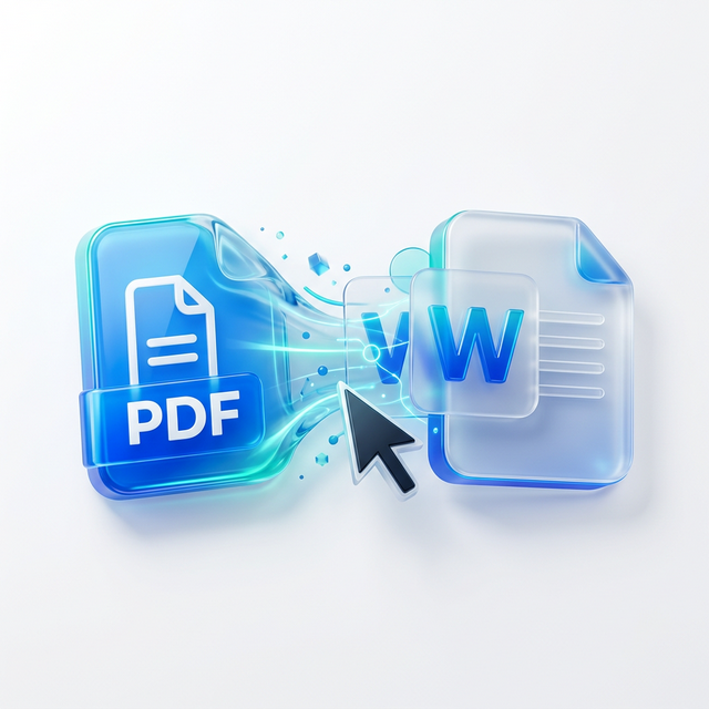PDF to Word Illustration